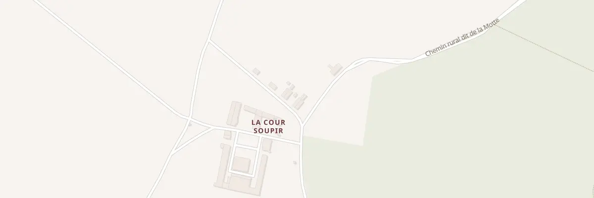 Plan du 2 La Cour Soupir à Soupir