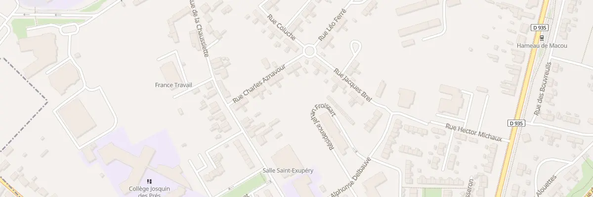 Plan du 90 Rue de la Chaussiette à Condé-sur-l’Escaut