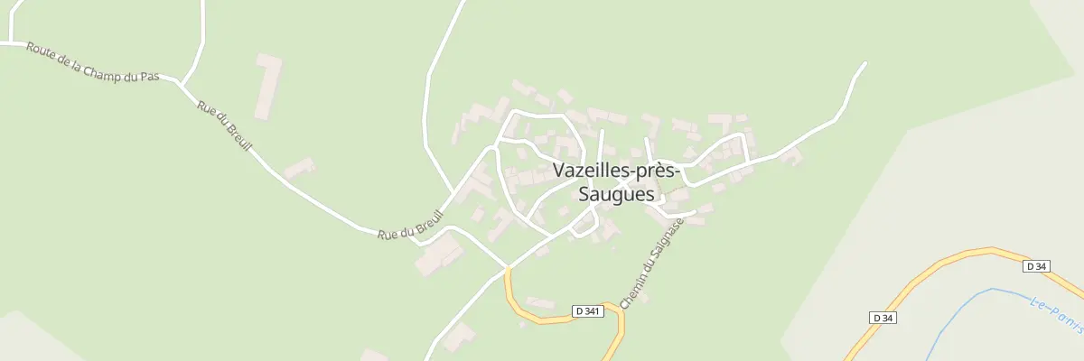 Plan du 5048 Le Bourg - Vazeilles à Esplantas-Vazeilles