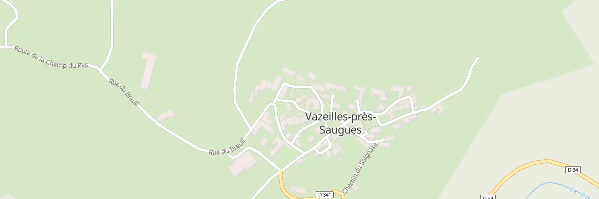 Plan du 5009 Le Bourg - Vazeilles à Esplantas-Vazeilles