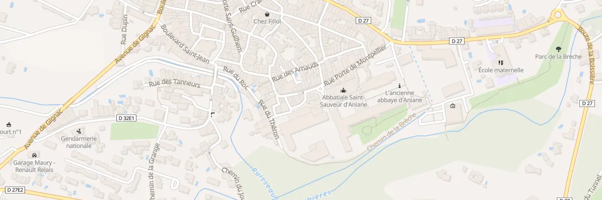 Plan du 58 Rue du mazel à Aniane