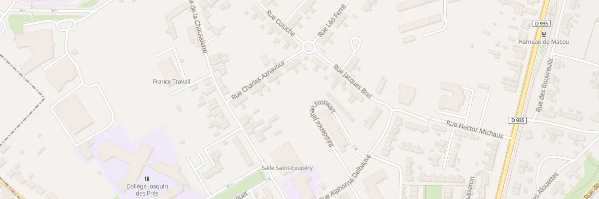 Plan du 88 Rue de la Chaussiette à Condé-sur-l’Escaut