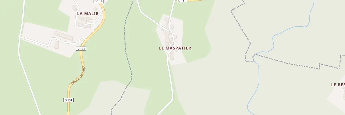 Plan du 5195 Le Maspatier à Sainte-Agathe