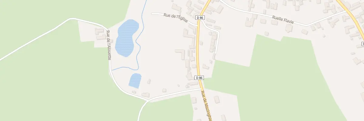 Plan du 22 Rue de l’Eglise à Bazuel