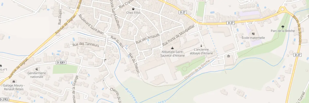 Plan du 62 Rue du mazel à Aniane