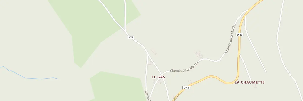 Plan du 5169 Le Gas à Saint-Victor-Montvianeix