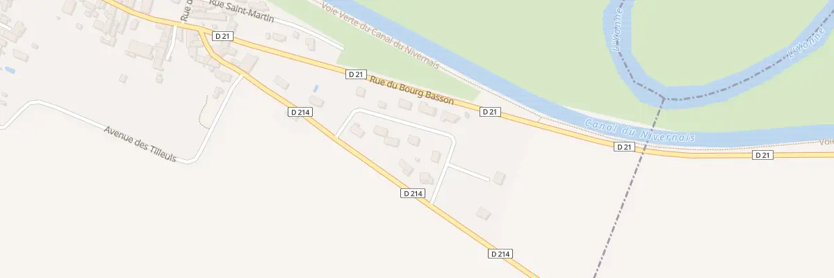 Plan du 8 Rue du Champ Pommier à Lucy-sur-Yonne
