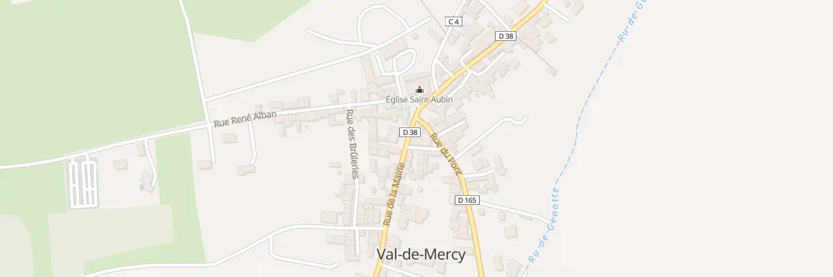 Plan du 2 Rue de la Mairie à Val-de-Mercy
