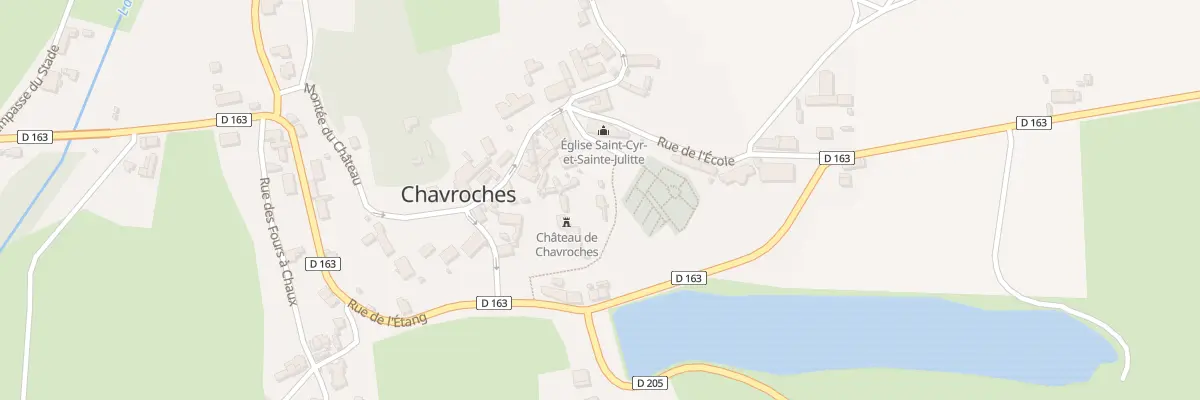 Plan du 5185 Le Bourg à Chavroches