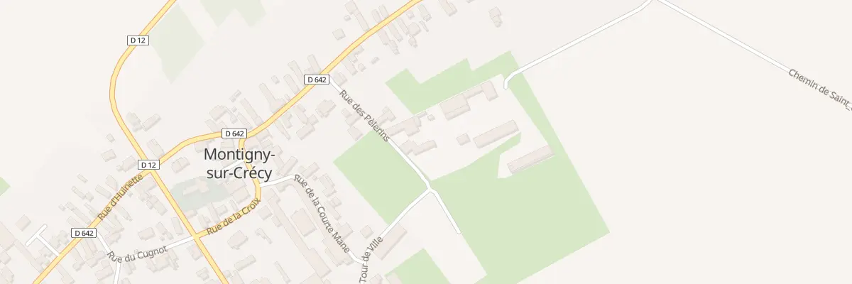 Plan du 135 Rue des Pélerins à Montigny-sur-Crécy
