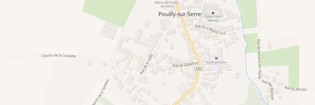 Plan du 18 Rue de Godefroy à Pouilly-sur-Serre