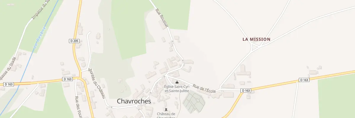 Plan du 5 Rue Roussat à Chavroches