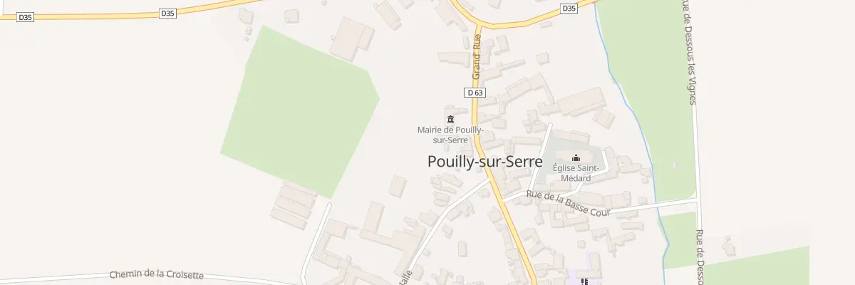 Plan du 6 Gr Grand Rue à Pouilly-sur-Serre