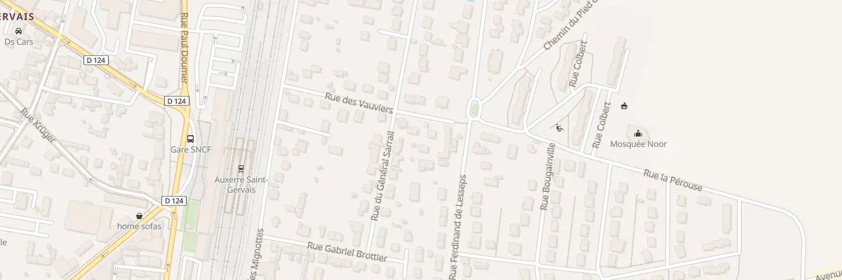 Plan du 6 Imp de la Clairière à Auxerre