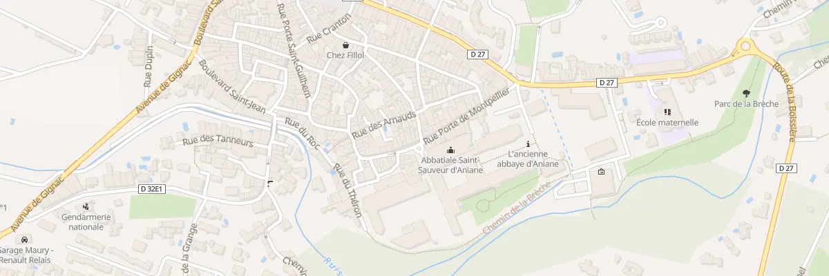 Plan du 37 Rue du mazel à Aniane
