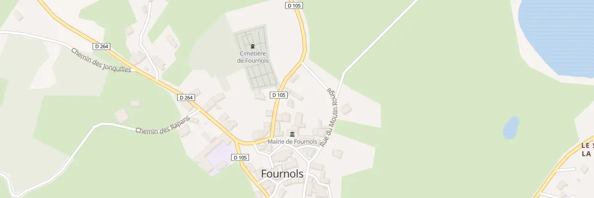 Plan du 5137 Le Bourg à Fournols