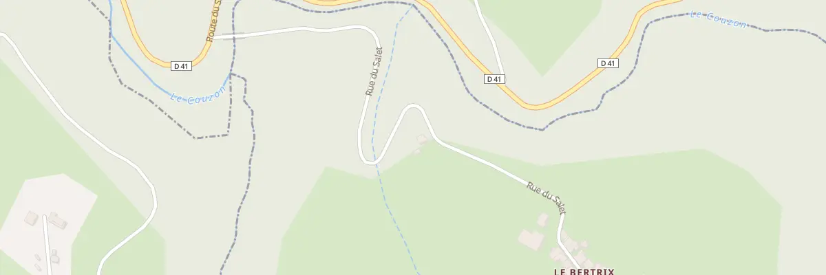 Plan du 5011 Le Bertrix à Augerolles