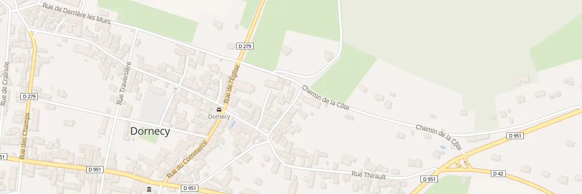 Plan du 9 Rue du Chp de la Ville à Dornecy