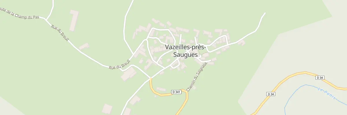Plan du 5026 Le Bourg - Vazeilles à Esplantas-Vazeilles