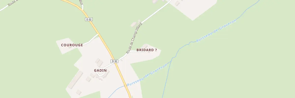 Plan du 5069 Locaterie des Bridards à Servilly