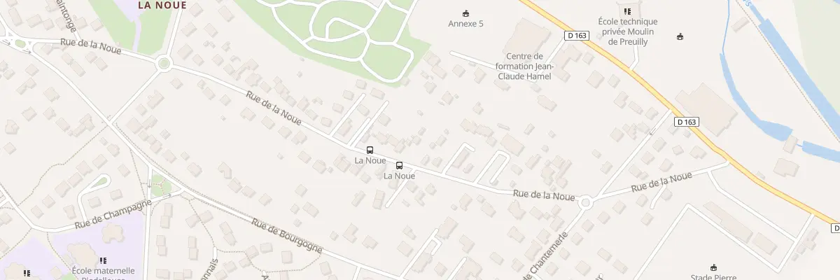 Plan du 85 Rue de la Noue à Auxerre