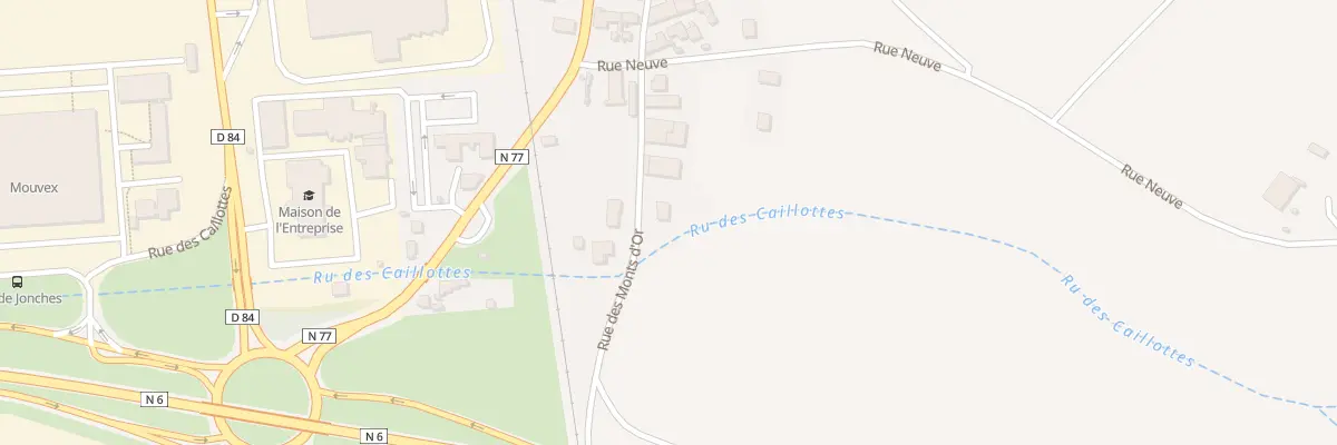 Plan du 7 Rue des Monts d’Or à Auxerre