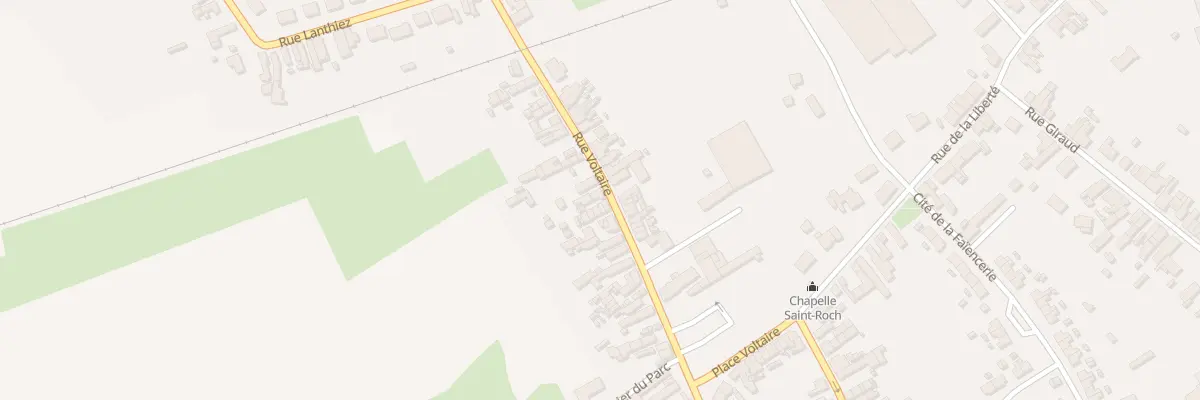 Plan du 93 Rue Voltaire à Onnaing