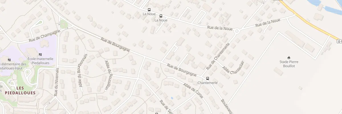 Plan du 69T Rue de Bourgogne à Auxerre