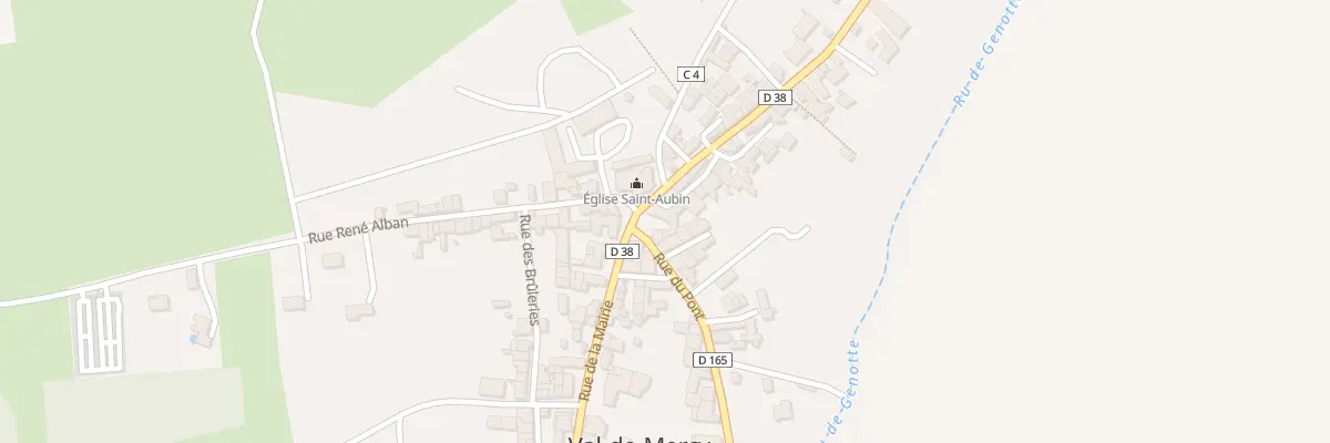 Plan du 5 Pl de l’Eglise à Val-de-Mercy