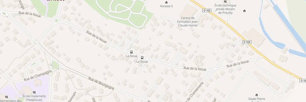 Plan du 87 Rue de la Noue à Auxerre
