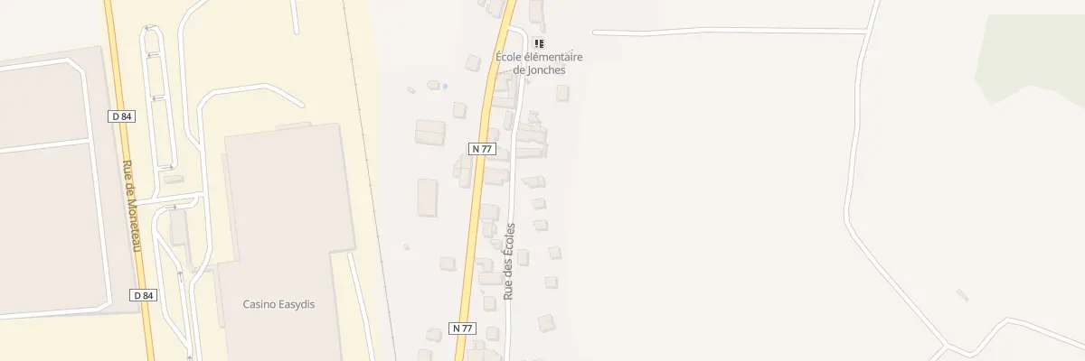 Plan du 20 Rue des Écoles à Auxerre