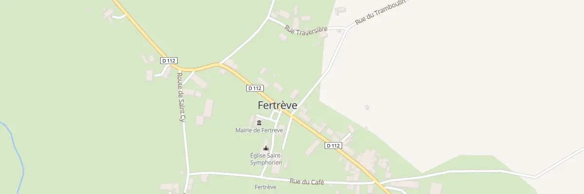 Plan du 52A Le Bourg à Fertrève