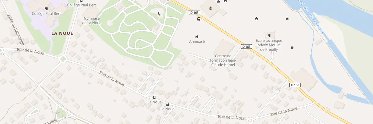 Plan du 18 Rte de Vaux à Auxerre