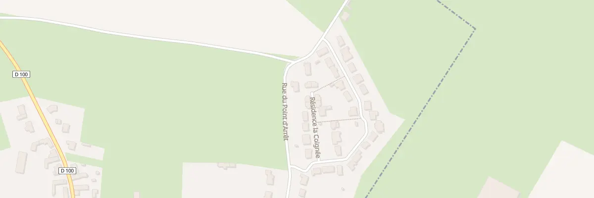 Plan du 30 Res La Coignee Rue Point A à Ruesnes