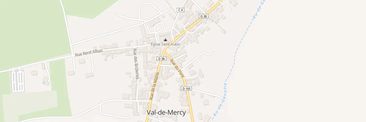 Plan du 10 Rue du Pont à Val-de-Mercy
