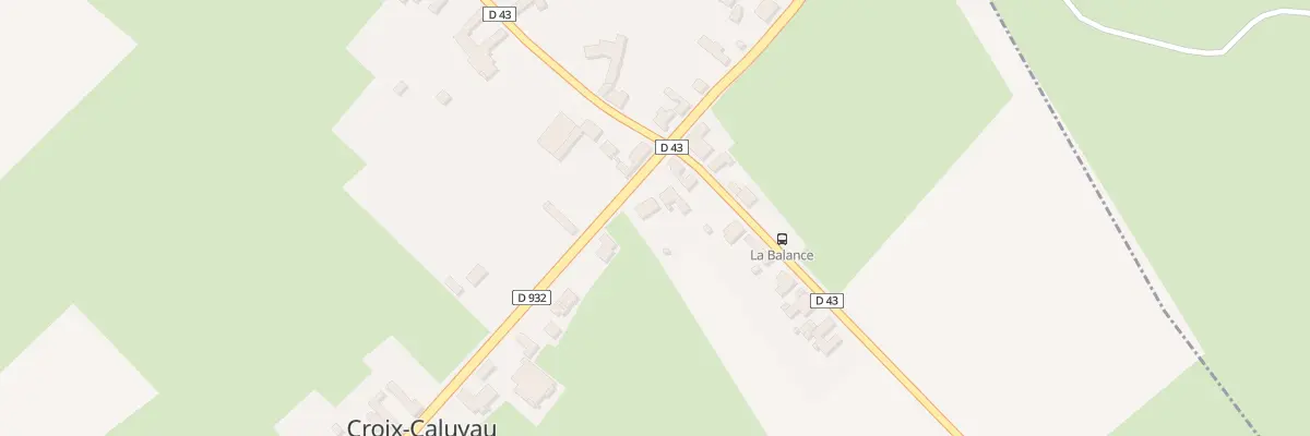 Plan du 43 Vc Brunehaut à Croix-Caluyau