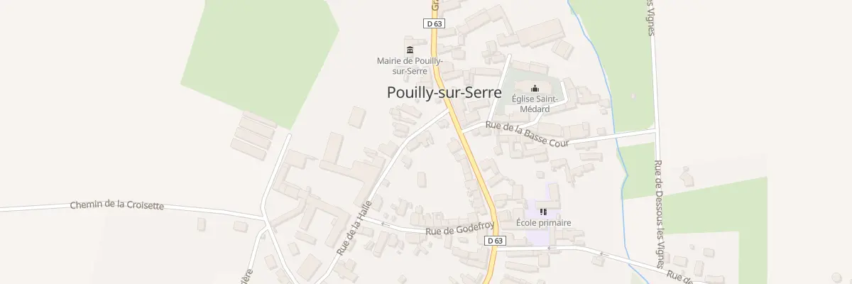 Plan du 3 Rue de la Halle à Pouilly-sur-Serre