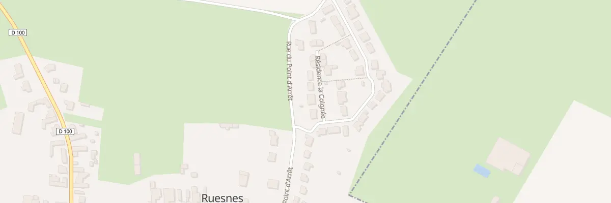 Plan du 26 Res La Coignee Rue Point A à Ruesnes