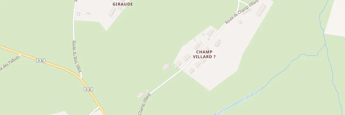 Plan du 5157 Les Champs Villards à Servilly
