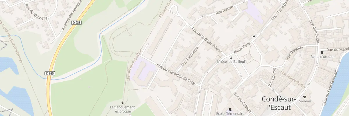 Plan du 11 Rue Faidherbe à Condé-sur-l’Escaut