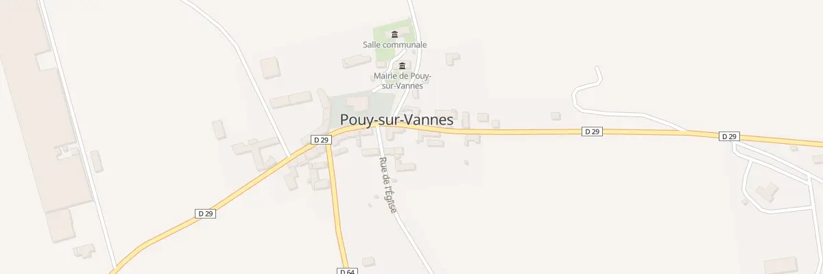 Plan du 6 Rue de la Chevalerie à Pouy-sur-Vannes