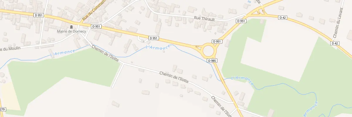 Plan du 445 Che de l’Ilotte à Dornecy