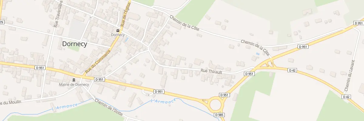 Plan du 19 Rue Thirault à Dornecy
