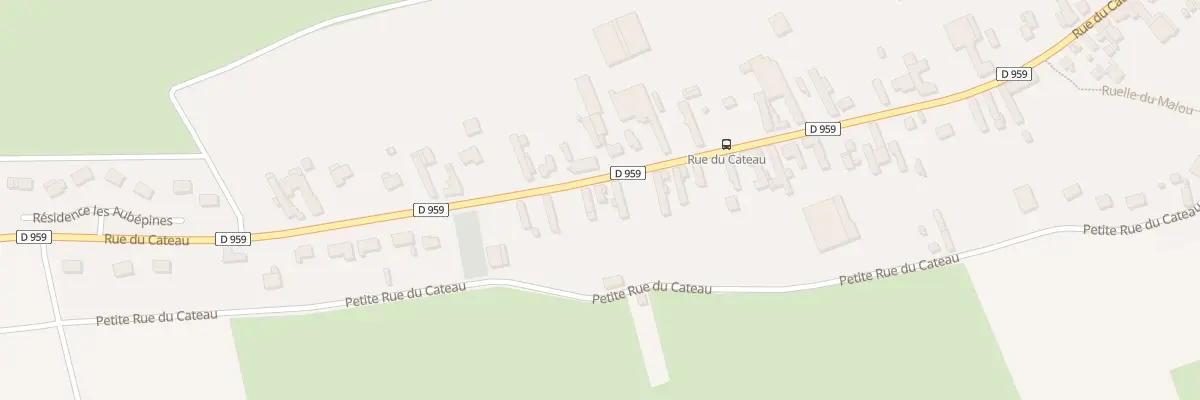 Plan du 63 Rue du Cateau à Pommereuil