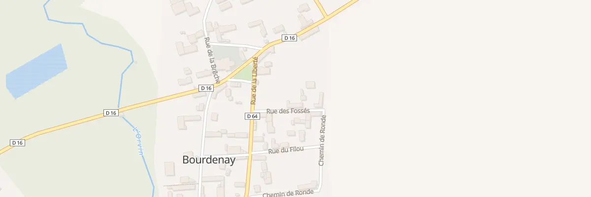 Plan du 1 Rue des Fossés à Bourdenay