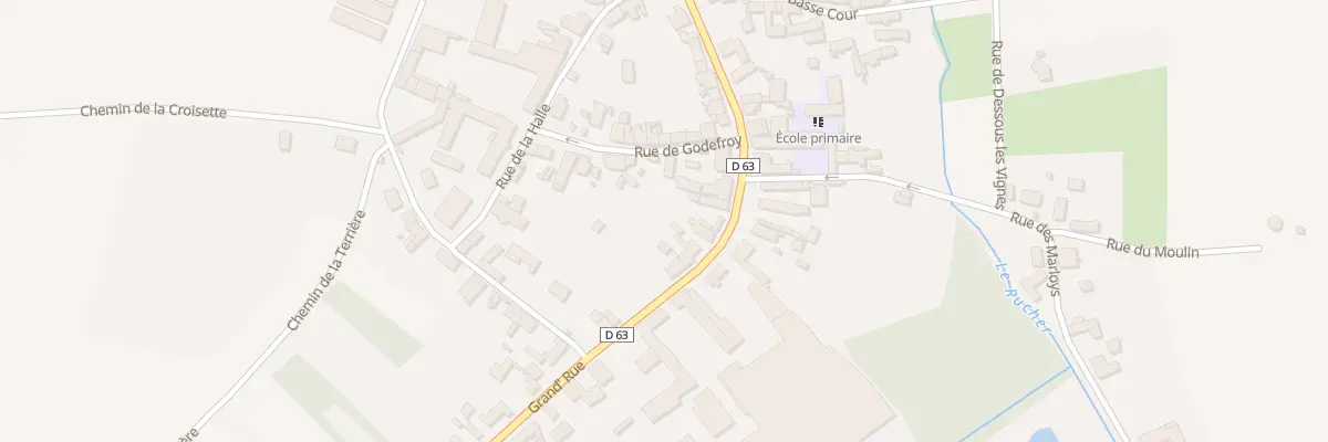 Plan du 32 Gr Grand Rue à Pouilly-sur-Serre