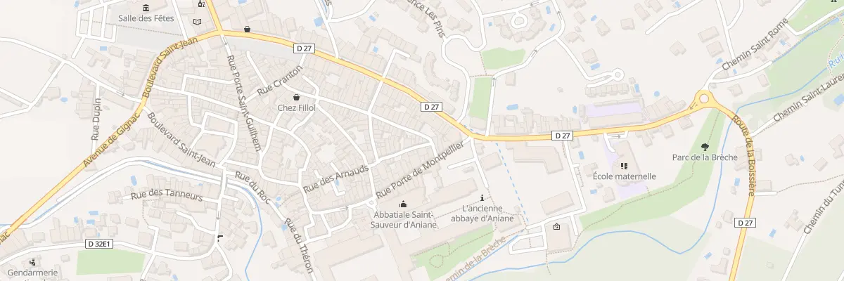 Plan du 54B Rue Vieille à Aniane