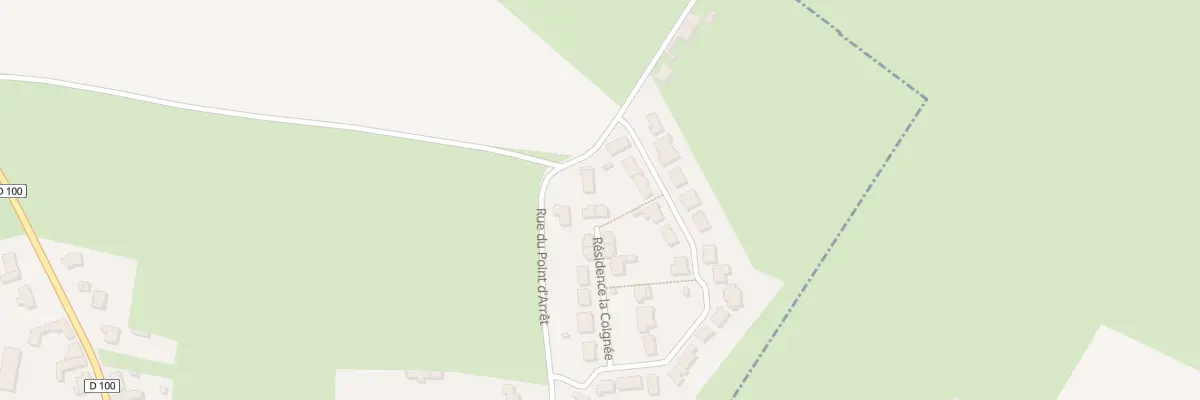 Plan du 34 Res La Coignee Rue Point A à Ruesnes