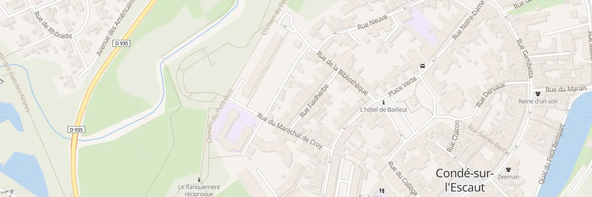 Plan du 15 Rue Faidherbe à Condé-sur-l’Escaut