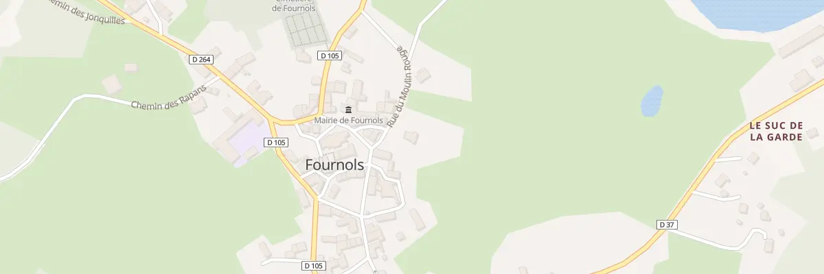 Plan du 5151 Rue du Moulin Rouge à Fournols